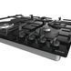 Варильна поверхня Gorenje газова на склі, 60см, чавун, чорний (GTW641EB) 370470 фото 2