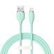 Кабель Baseus Jelly Liquid Silica Gel Fast Charging Data USB кабель USB To IP 2.4A 2m (CAGD000106) Green 255215 фото 1