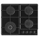 Варильна поверхня Gorenje газова на склі, 60см, чавун, чорний (GTW641EB) 370470 фото 1