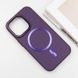 Шкіряний чохол SnapCase with MagSafe для Apple iPhone 14 Pro (6.1") Dark Purple 328994 фото 3