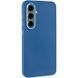 TPU чохол Bonbon Metal Style для Samsung Galaxy S24+ Синій / Denim Blue 284990 фото 6