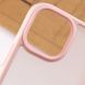 TPU+PC чохол Metal Buttons для Apple iPhone 13 (6.1") Рожевий 244468 фото 5
