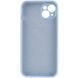 Чехол Silicone Case Full Camera Protective (AA) NO LOGO для Apple iPhone 13 (6.1") Голубой / Sweet Blue 288694 фото 4