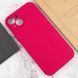 Чохол Silicone Case Full Camera Protective (AA) NO LOGO для Apple iPhone 15 Plus (6.7") Червоний / Rose Red 405848 фото 5