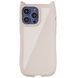 Чохол TPU Cat для Apple iPhone 14 Pro (6.1") Antique White 357635 фото 1