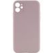 Чохол Silicone Case Full Camera Protective (AA) NO LOGO для Apple iPhone 12 (6.1") Сірий / Lavender 388843 фото 1