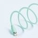 Кабель Baseus Jelly Liquid Silica Gel Fast Charging Data USB кабель USB To IP 2.4A 2m (CAGD000106) Green 255215 фото 3