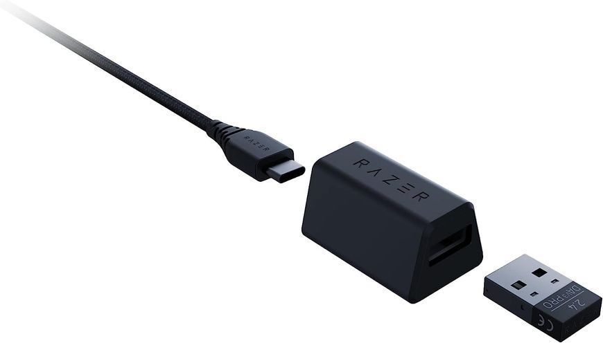 Миша Razer Deathadder V3 Pro, USB-A/WL/BT, чорний (RZ01-04630100-R3G1) 375697 фото