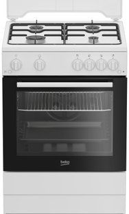 Плита Beko газова, 64л, 60x60см, таймер, білий (FBG62121WD) 375562 фото