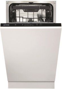 Посудомийна машина Gorenje вбудовувана, 11компл., A++, 45см, 3й кошик, білий (GV520E10) 374592 фото