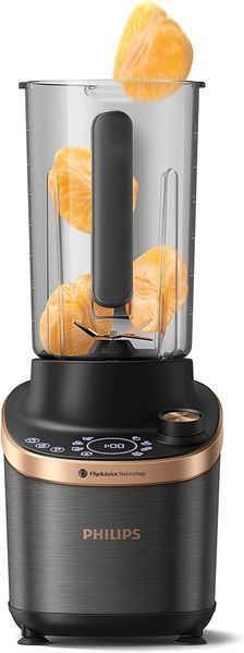 Блендер Philips стаціонарний Flip&Juice, 1500Вт, чаша-2000мл, мідно-чорний (HR3770/00) 370925 фото