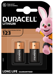 Батарейка DURACELL DL 123 2 шт. 306247 фото