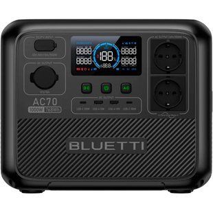 Зарядна станція Bluetti AC70 1000W (768Wh) 331096 фото
