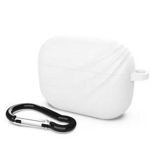 Чохол для навушників Silicon Case Airpods Pro карабин волна White 195580 фото