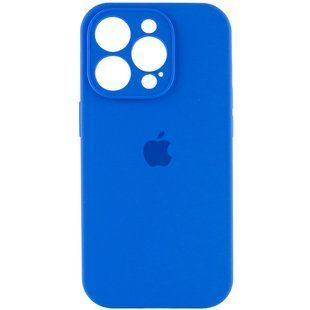 Чохол Silicone Case Full Camera Protective (AA) для Apple iPhone 14 Pro (6.1") Синій / Capri Blue 262106 фото