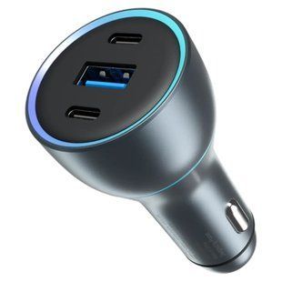 АЗП Proove Super Charge 130W (2 Type-C + USB) (ACSC13120004) Metal Gray 287164 фото