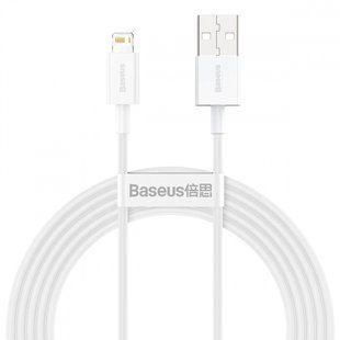 Кабель Baseus Superior Series Fast Charging Lightning 2.4A (2m) CALYS-C02 white 336705 фото