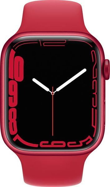Смарт-годинник Apple Watch Series 7 GPS 45mm PRODUCT RED Aluminum Case With PRODUCT RED Sport Band (MKN93) 217680 фото