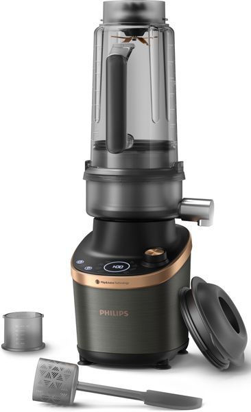 Блендер Philips стаціонарний Flip&Juice, 1500Вт, чаша-2000мл, мідно-чорний (HR3770/00) 370925 фото
