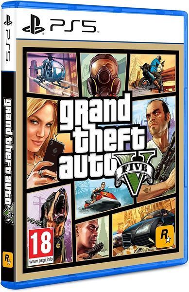 Гра консольна PS5 Grand Theft Auto V, BD диск (5026555431842) 365332 фото
