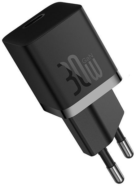 Зарядний Пристрій Baseus GaN5 Fast Charger 1C 30W CCGN070401 Black 272563 фото