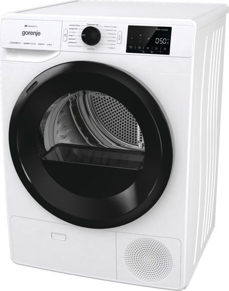 Сушильна машина Gorenje конденсаційна, 8кг, A+++, 60см, дисплей, Wi-Fi, білий (DPNE83GNLWIFI) 375862 фото