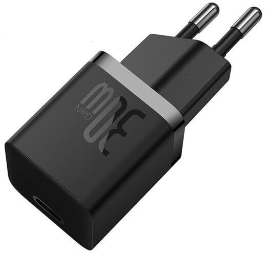 Зарядний Пристрій Baseus GaN5 Fast Charger 1C 30W CCGN070401 Black 272563 фото