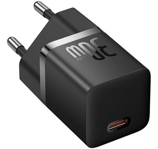 Зарядний Пристрій Baseus GaN5 Fast Charger 1C 30W CCGN070401 Black 272563 фото