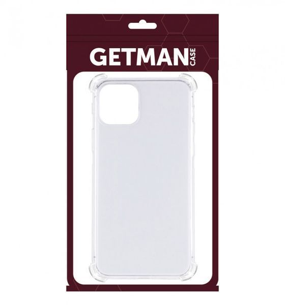 TPU чохол GETMAN Ease logo посилені кути для Apple iPhone 13 mini (5.4") Безбарвний (прозорий) 215278 фото