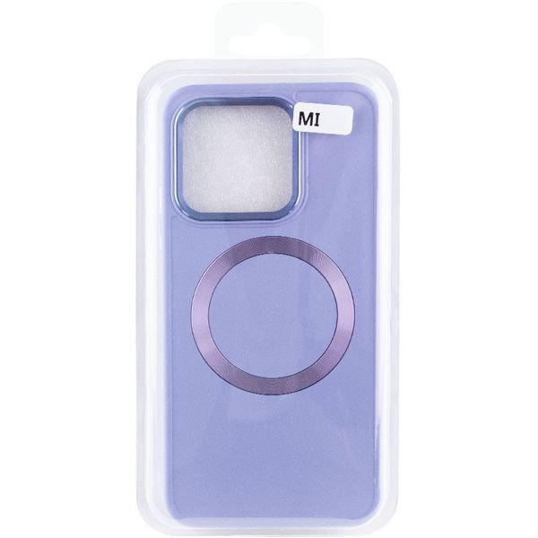TPU чохол Bonbon Metal Style with MagSafe для Xiaomi Redmi Note 13 4G Бузковий / Dasheen 316885 фото