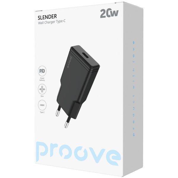 Зарядний Пристрій Proove Slender 20W (Type-C) (WCSS20010002) white 380645 фото