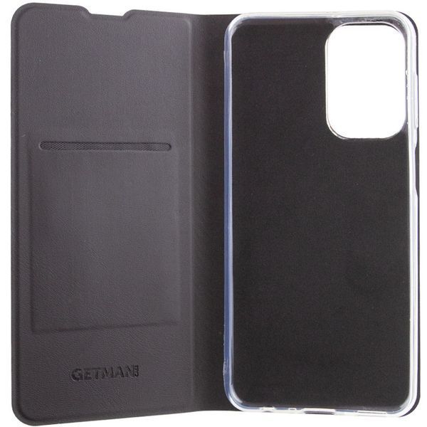 Шкіряний чохол книжка GETMAN Elegant (PU) для TECNO Camon 19 Чорний 274298 фото