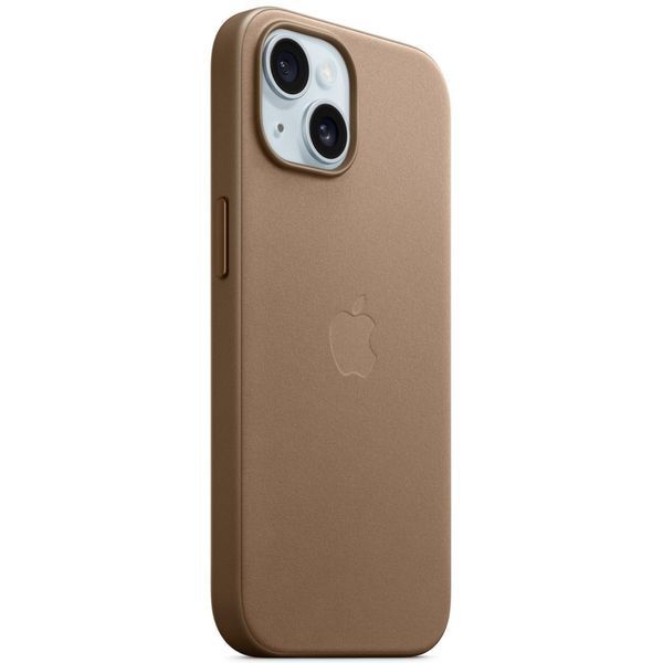 Чохол-накладка Apple iPhone 15 Plus Apple FineWoven Case with MagSafe Taupe 296174 фото