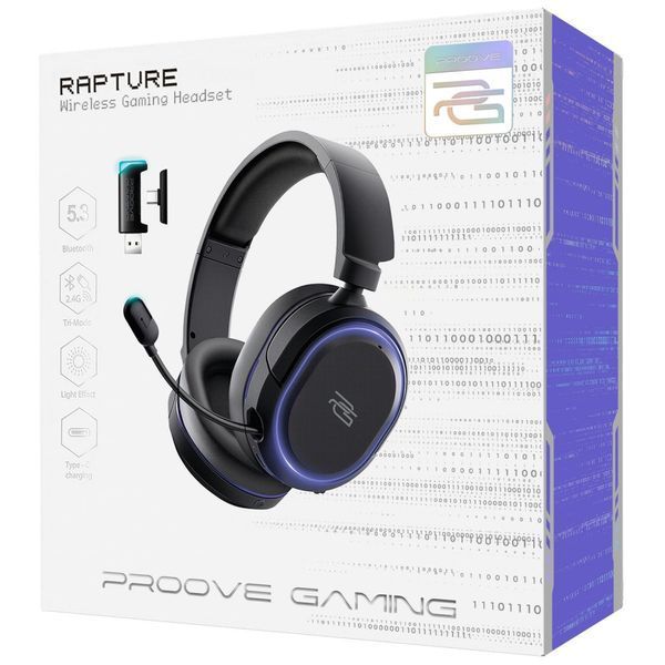 Бездротова ігрова гарнітура Proove Gaming Rapture (APP) white (GHRP00010002) 383290 фото