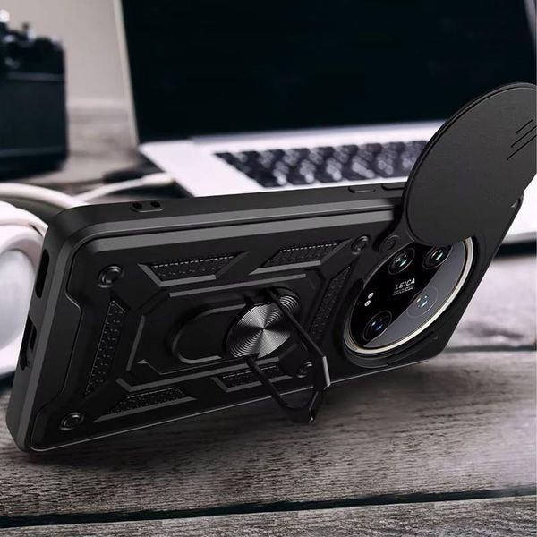 Чохол Ummi Camshield Serge Ring для Xiaomi 15 Ultra Чорний 390738 фото