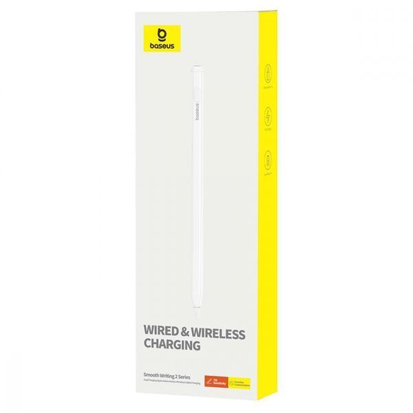 Стилус Baseus Smooth Writing 2 Series Dual Charging For IPad (SXBC080102) White 308958 фото