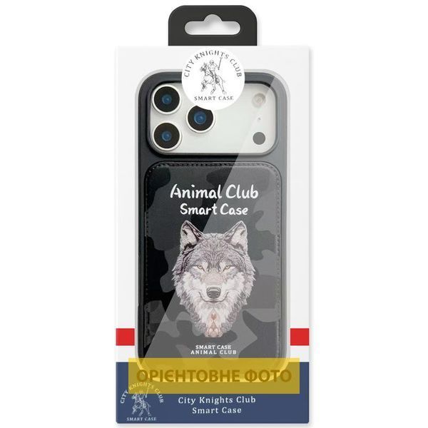 TPU+PC чохол Animal Club для Apple iPhone 16 Pro Max (6.9") Black 405402 фото