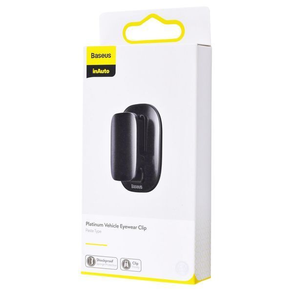 Тримач для окулярів Baseus Platinum Vehicle Paste type (ACYJN-A01) black 378257 фото