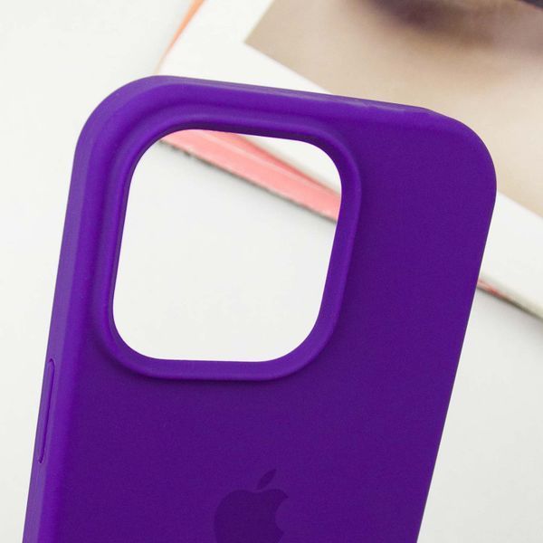 Чохол Silicone Case Full Protective (AA) для Apple iPhone 13 Pro Max (6.7") Фіолетовий / Ultra Violet 215867 фото