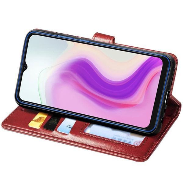 Шкіряний чохол книжка GETMAN Gallant (PU) для Xiaomi Redmi 5 Plus / Redmi Note 5 (Single Camera) Червоний 263823 фото