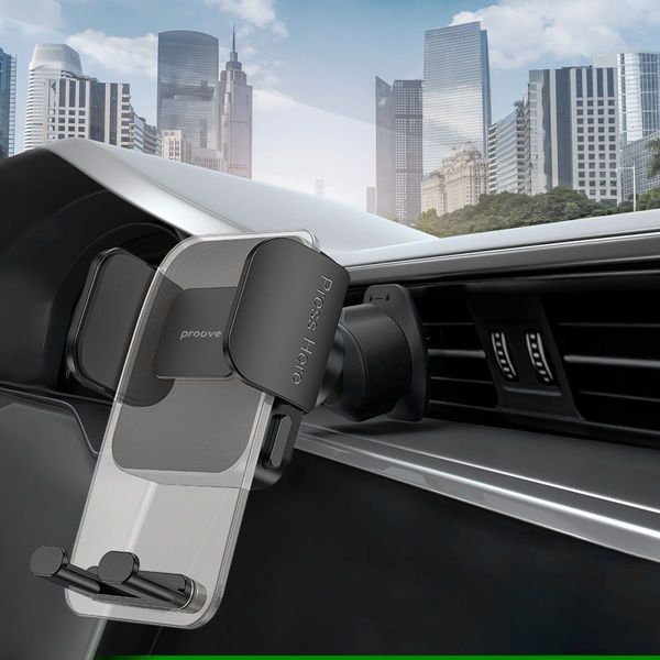 Автомобільний тримач Proove Crystal Clamp Plus Air Outlet Car Mount (CHCCP0000001) Black 287169 фото