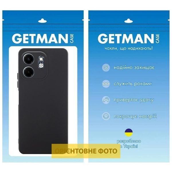 Чохол TPU GETMAN Liquid Silk Full Camera для Motorola Moto G86 5G Чорний / Black 404153 фото