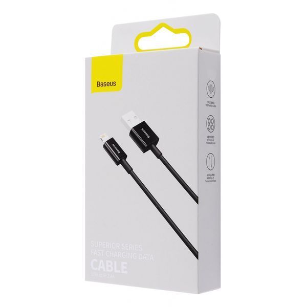 Кабель Baseus Superior Series Fast Charging Lightning 2.4A (2m) CALYS-C02 white 336705 фото