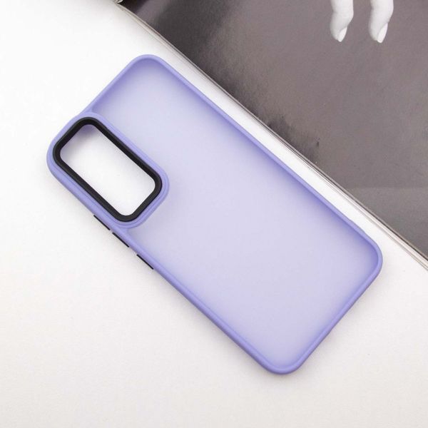 Чохол TPU+PC Lyon Frosted для Samsung Galaxy A55 Purple 295750 фото