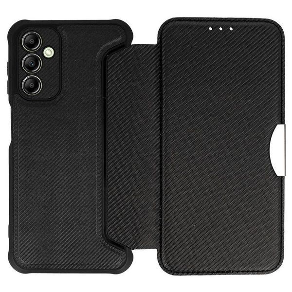 Шкіряний чохол книжка GETMAN Razor (PU) для Samsung Galaxy A25 5G Carbon 322736 фото
