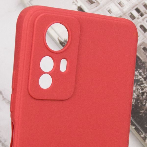 Силіконовий чохол Candy Full Camera для Xiaomi Redmi Note 12S Червоний / Camellia 274405 фото