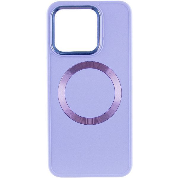 TPU чохол Bonbon Metal Style with MagSafe для Xiaomi 14 Pro Бузковий / Dasheen 283997 фото