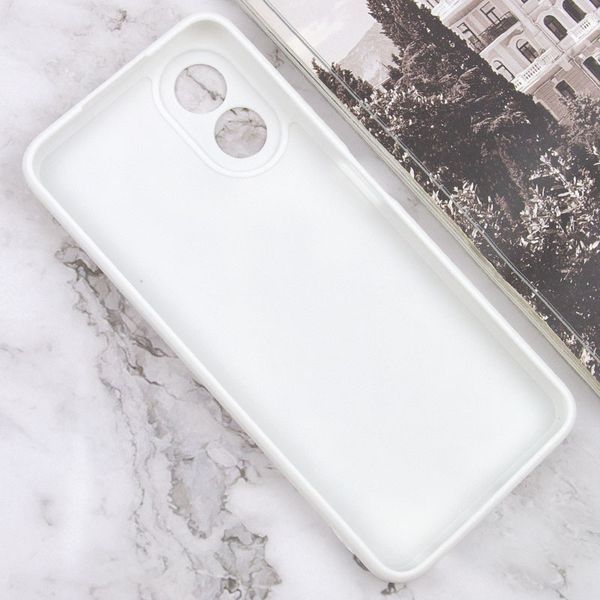Силіконовий чохол Candy Full Camera для Oppo A38 / A18 Білий / White 286339 фото