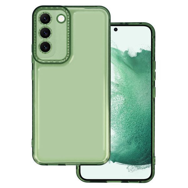 Чохол TPU Starfall Clear для Samsung Galaxy S22+ Зелений 275158 фото