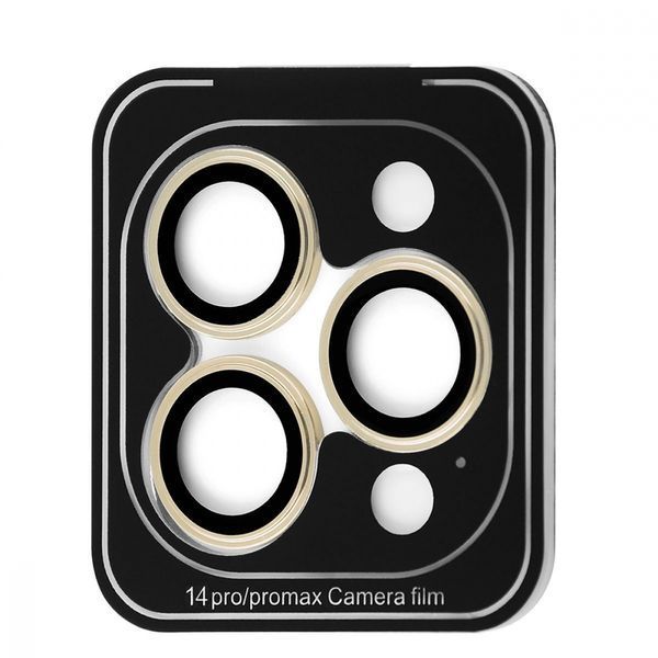 захист камери ACHILLES iPhone 14 Pro/14 Pro Max Gold 261531 фото